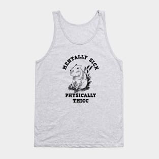 Capybara and sarcasm Tank Top